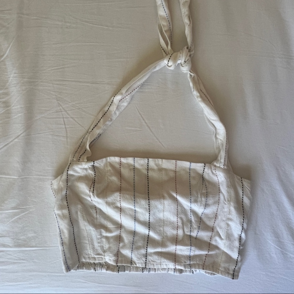 Pacsun white crop top